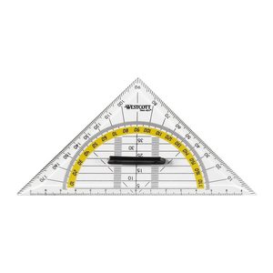 WESTCOTT Geometrie-Dreieck 16,0 cm