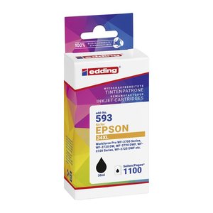 edding EDD-593 schwarz Druckerpatrone kompatibel zu EPSON 34XL / T3471XL