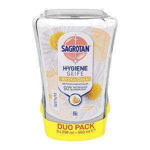SAGROTAN® NO-TOUCH Flüssigseife Nachfüllpackung 250,0 ml, 2 St.