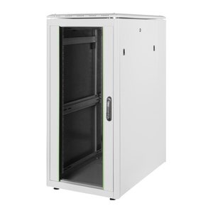 DIGITUS Netzwerkschrank Unique 26HE 1342x600x1000mm grau (Speditionsversand)