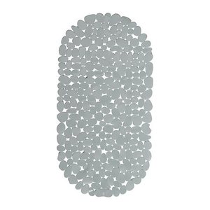 relaxdays Badewannenmatte grau 66,5 x 34,5 cm