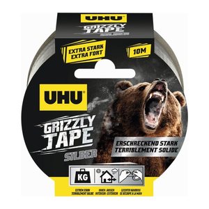 UHU Grizzly Tape Gewebeband silber 49,0 mm x 25,0 m 1 St.