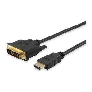 Equip HDMI->DVI-D Bidi. 1920x1200/60Hz St/St 2.00m schwarz Polybeutel