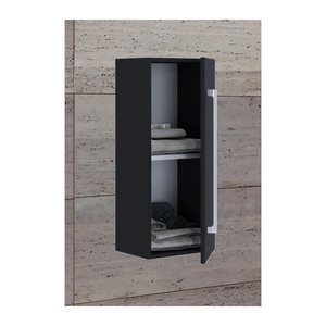 VCM my bath Bad-Hängeschrank VCB 3 914886 schwarz 33,0 x 22,0 x 75,0 cm