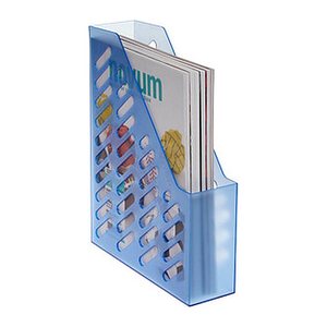 Stehsammler 1601-T-64D blau-transparent Kunststoff, DIN A4, 1 St.
