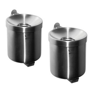 TKG Rondo junior Wandaschenbecher Edelstahl, 2 St.