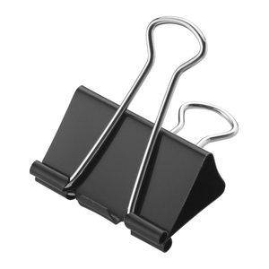 WESTCOTT Foldbackklammern schwarz 5,0 cm, 12 St.