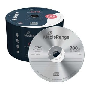 MediaRange CD-R 700 MB, 50 St.