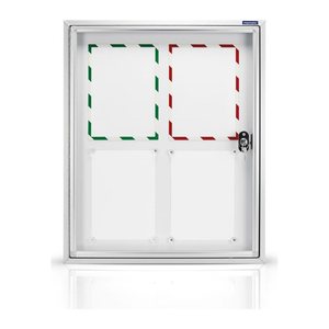 magnetoplan Schaukasten CC alu 6x DIN A4 90,0 x 6,5 x 79,0 cm, 1 St.