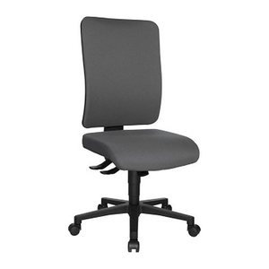 Topstar Bürostuhl Open X (P), OX4000 T23 Stoff grau, Gestell schwarz