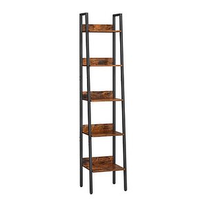 VASAGLE Bücherregal braun, schwarz 33,8 x 30,0 x 170,0 cm, 1 St.