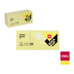 DELI Haftnotizen 3,8x5,1 cm Stick up, EA00153 300 St. gelb
