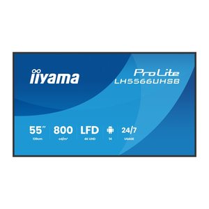 IIYAMA 139.0cm(55") LH5566UHSB-B1 16:9 2xHDMI+1xUSB-C VA (Speditionsversand)