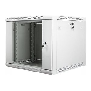 LANBERG 19" 9U 600x600 Wandgehäuse Glastür V2 (FlatPack) gr