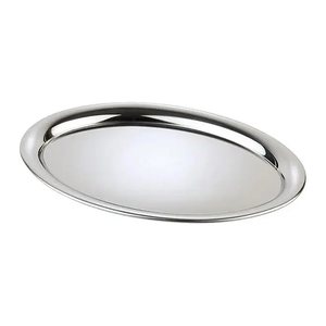 APS Tablett KAFFEEHAUS silber oval 26,5 x 19,5 cm, 1 St.