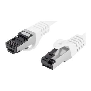 LANBERG Patchkabel CAT.8.1 S/FTP LSZH CU 0,5m Fluke Zert. wß