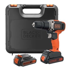 Black&Decker Akku-Schlagbohrschr. 18V 2x1,5Ah Kof BCD003C2K