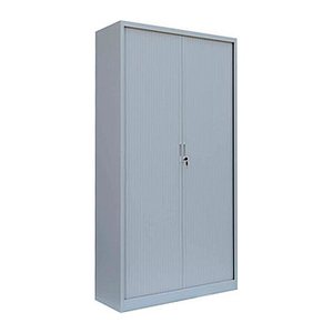 LÜLLMANN Schiebetürenschrank, 555150 lichtgrau 4 Fachböden 100,0 x 45,7 x 195,0 cm