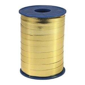 PRÄSENT Geschenkband MEXICO einseitig hochglanzbeschichtet/Rückseite matt gold 10,0 mm x 250,0 m