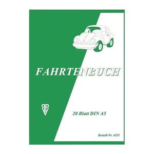 Fahrtenbuch, Pkw mit Kraftstoffverbrauch Formularbuch 4251, 1 St.
