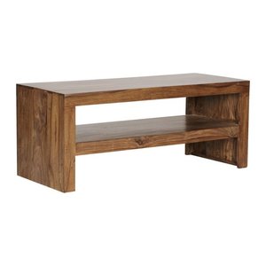 WOHNLING Couchtisch rechteckig Massivholz sheesham 110,0 x 45,0 x 45,0 cm, 1 St.