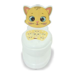 Jamara BAY Töpfchen Katze 21,5cm Sitzhöhe Max.25KG weiß