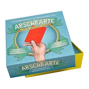 kylskapspoesi Arschkarte – Wer hat die Arschkarte gezogen? Kartenspiel, 1 St.