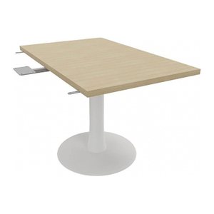 Quadrifoglio Verbindungsplatte Idea+ eiche, weiß rechteckig 70,0 x 110,0 x 74,0 cm