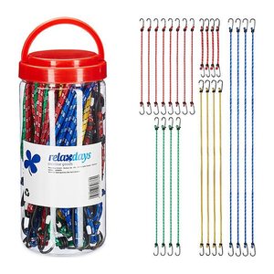 relaxdays Spanngurt 26,5 - 93,0 cm, 24 St.