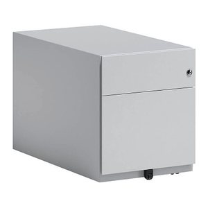 BISLEY Note Rollcontainer lichtgrau 2 Auszüge 42,0 x 77,5 x 49,5 cm