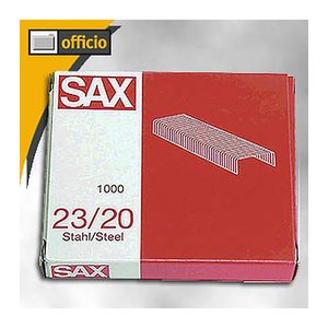 sax design Heftklammern 23/20, 1.000 St.