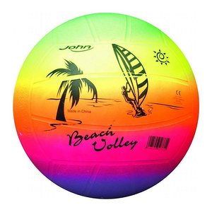 John® Volleyball Rainbow Palme mehrfarbig, Ø 22,0 cm, 1 St.