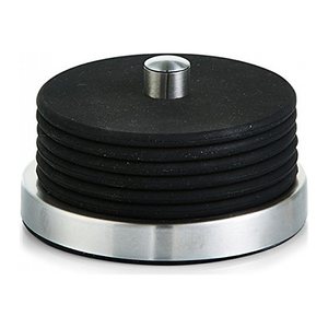 Zeller Untersetzer schwarz, silber Ø 10,0 cm 7-tlg., 7 St.