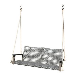 Garden Pleasure Hängebank CUNEO 970387 grau Kunststoff 114,0 cm
