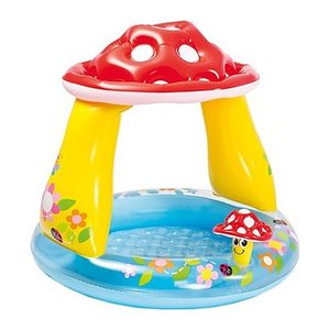 INTEX® Babyplanschbecken Fliegenpilz 45,0 l mehrfarbig 102,0 x 89,0 cm