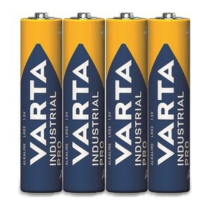 VARTA Batterien INDUSTRIAL Alkali-Mangan Micro AAA 1,5 V, 4 St.