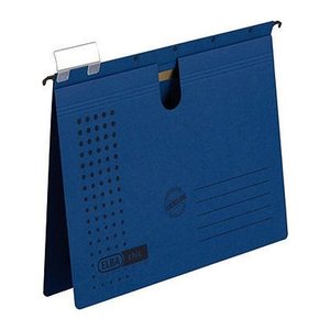 ELBA Hängehefter chic ULTIMATE Karton dunkelblau DIN A4 1x kaufmännische Heftung, 5 St.