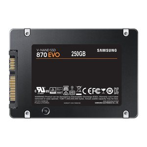 SAMSUNG 870 EVO 250 GB interne SSD-Festplatte