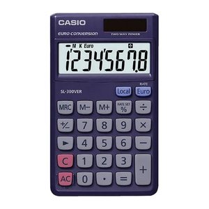 CASIO SL-300VERA Taschenrechner dunkelblau