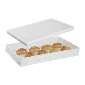 contacto Deckel für Pizzaballenbox weiß, 1 St.