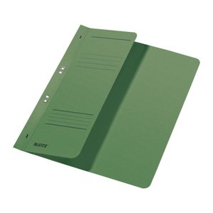 LEITZ Ösenhefter 3741 Karton grün DIN A4, halber Deckel, 1 St.