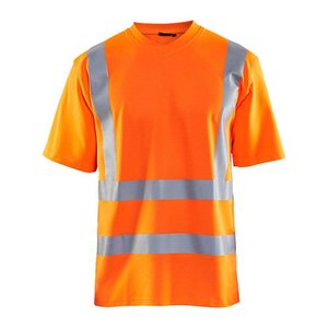 BLAKLÄDER® unisex Warnschutz Shirt 3380 orange Größe 2XL, 1 St.