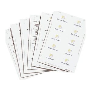 DURABLE Einsteckschilder für Namensschilder Badgemaker 21,0 x 6,1 cm, 20 St.