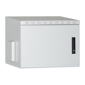 DIGITUS Wandgehäuse Outdoor 12HE 713x600x600mm grau IP55