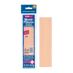 WUNDmed® Pflaster Wasserfest 02-003 beige 6,0 cm x 0,5 m, 1 St.
