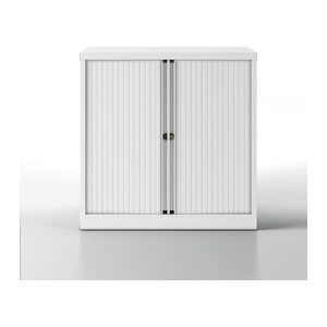 BISLEY Essentials Rollladenschrank verkehrsweiß 1 Fachboden 100,0 x 47,0 x 100,0 cm