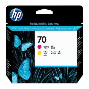 HP 70 Magenta+Gelb Druckkopf