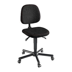 meychair XXL Arbeitsdrehstuhl W19-25-TR-ST schwarz