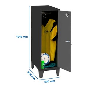 Simonrack Spind SIMONLOCKER DISM anthrazit 8425437121654, 1 Schließfach 40,0 x 50,0 x 101,5 cm