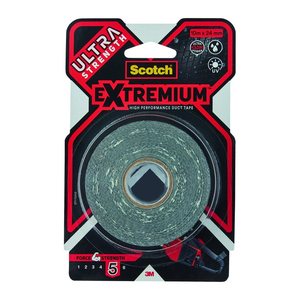 Scotch Extremium™ Ultra Strength Gewebeband schwarz 24,0 mm x 10,0 m 1 Rolle